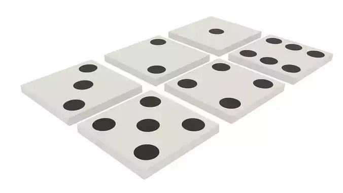Dice Lego Tiles Set