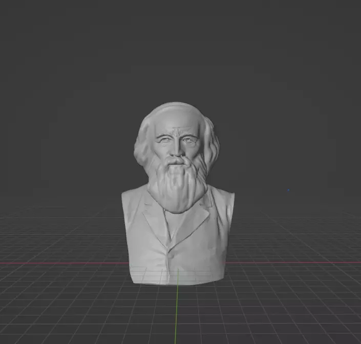 Dmitri Mendeleev 3D print model_0