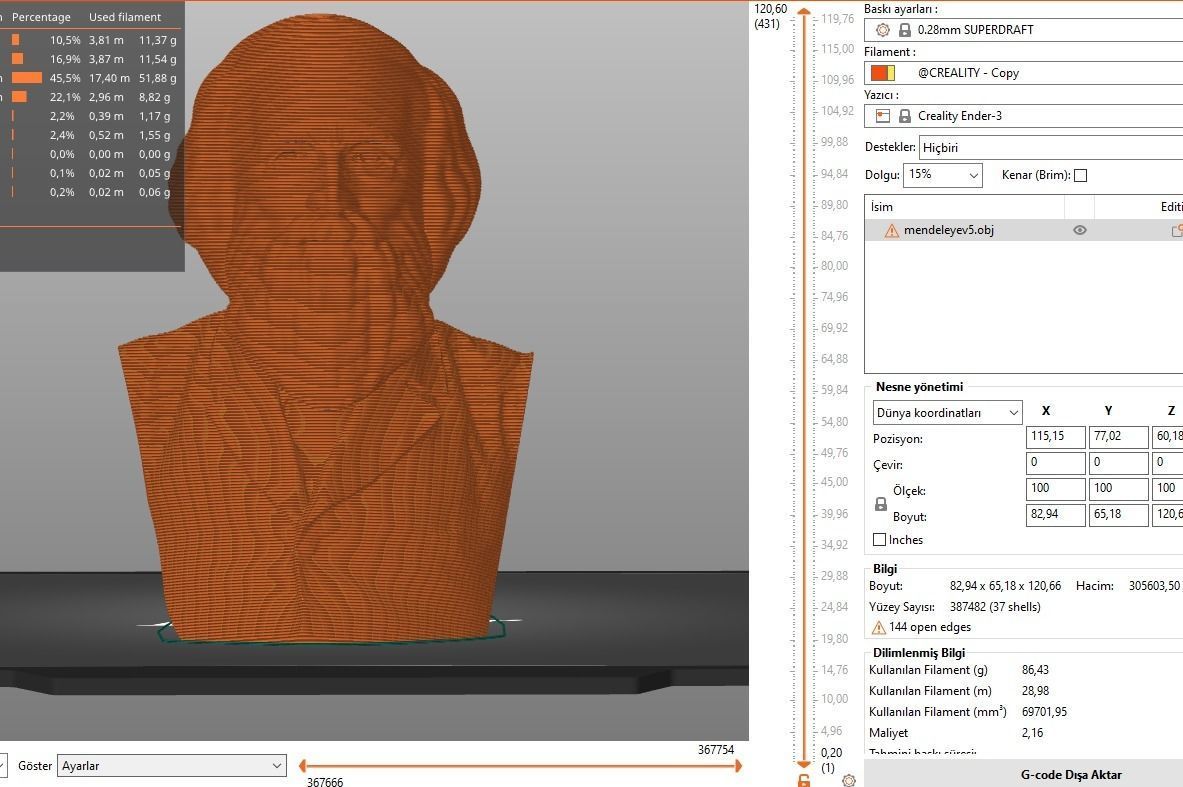 Dmitri Mendeleev 3D print model_17