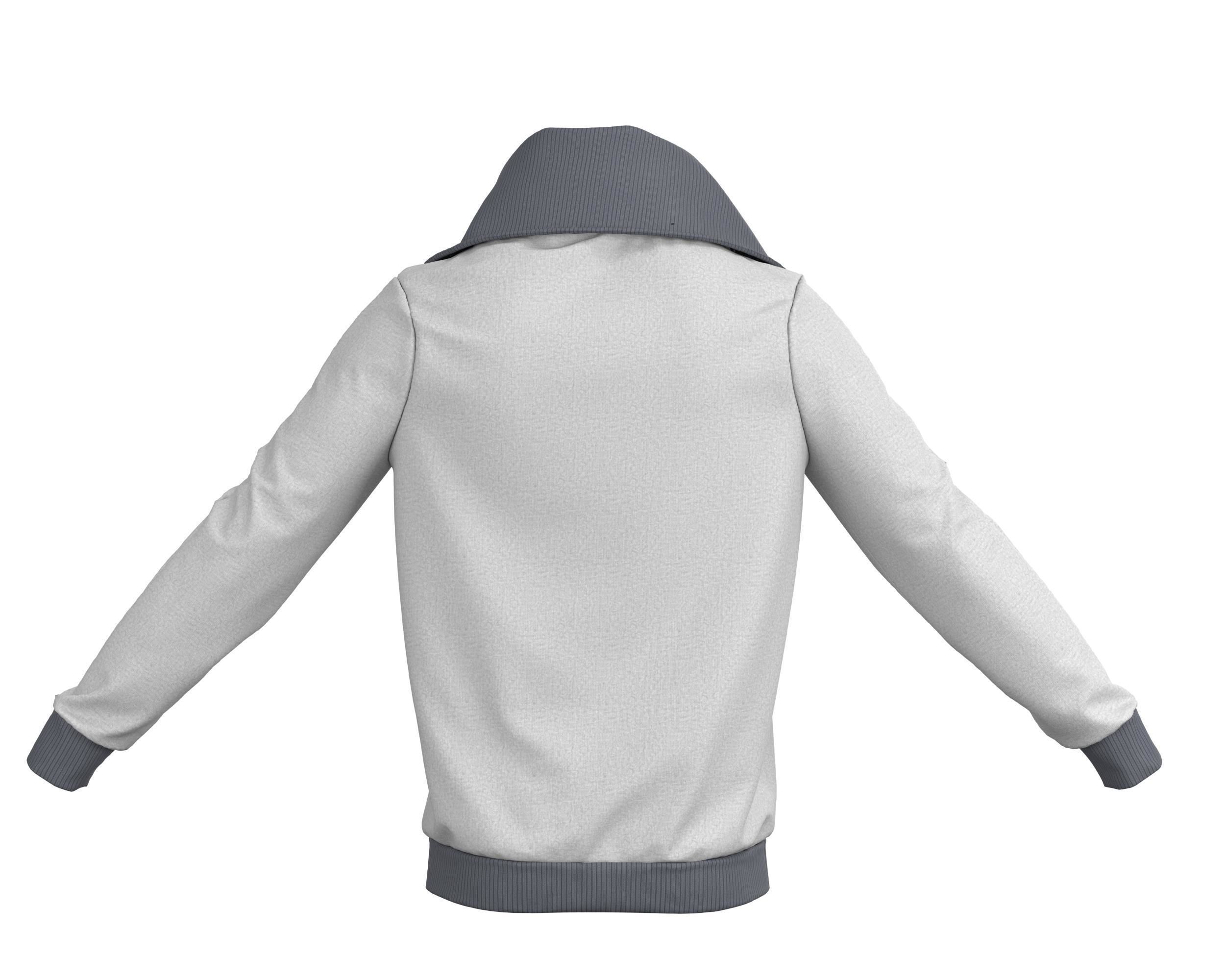 5 Men Hoodies and Sweatshirts 3D model_9