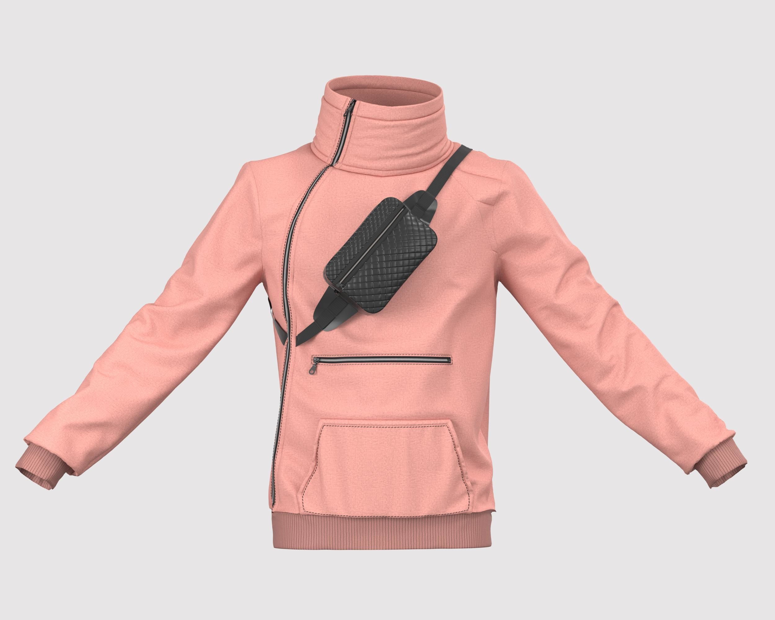 5 Men Hoodies and Sweatshirts 3D model_5