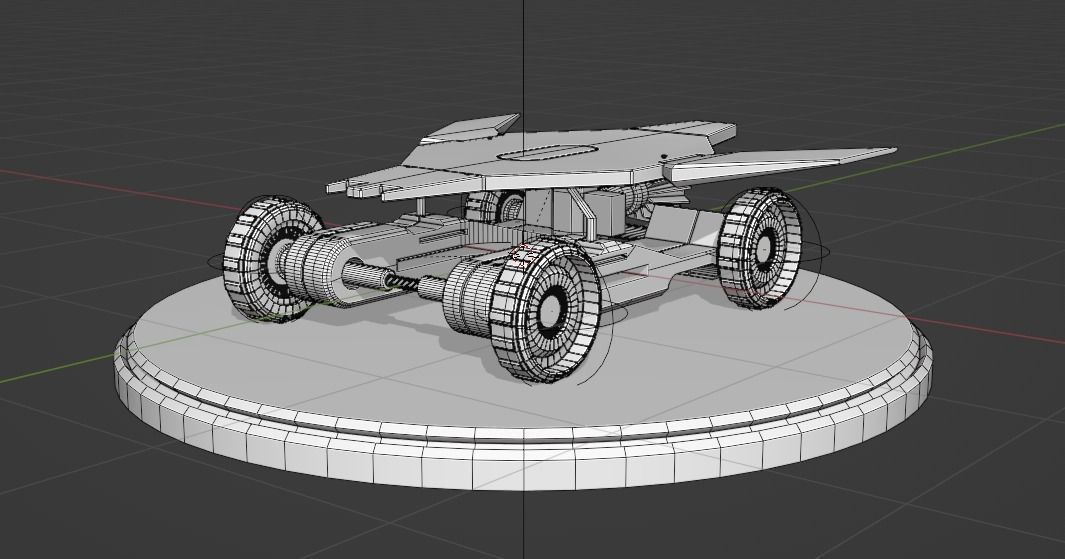 sci-fi skateboard 3D model_6