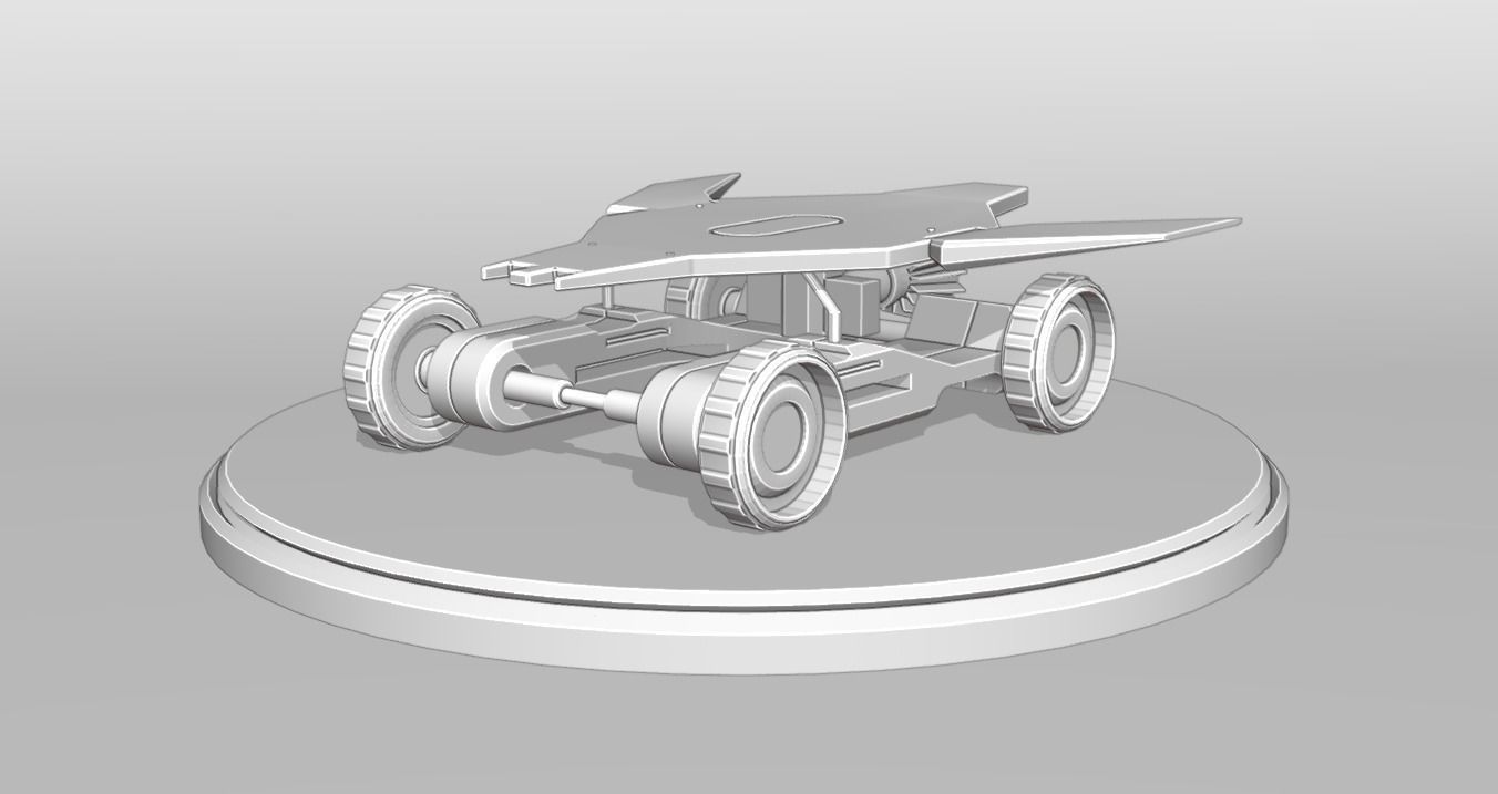 sci-fi skateboard 3D model_5