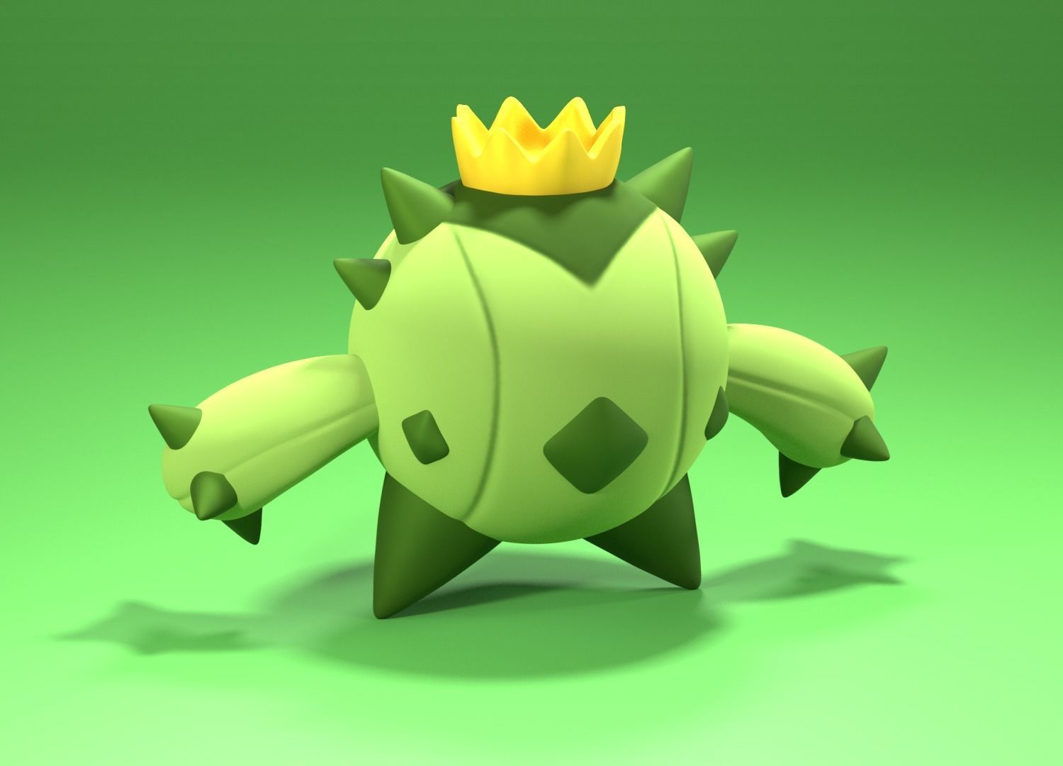 Cacnea from Pokemon 3D print model_2