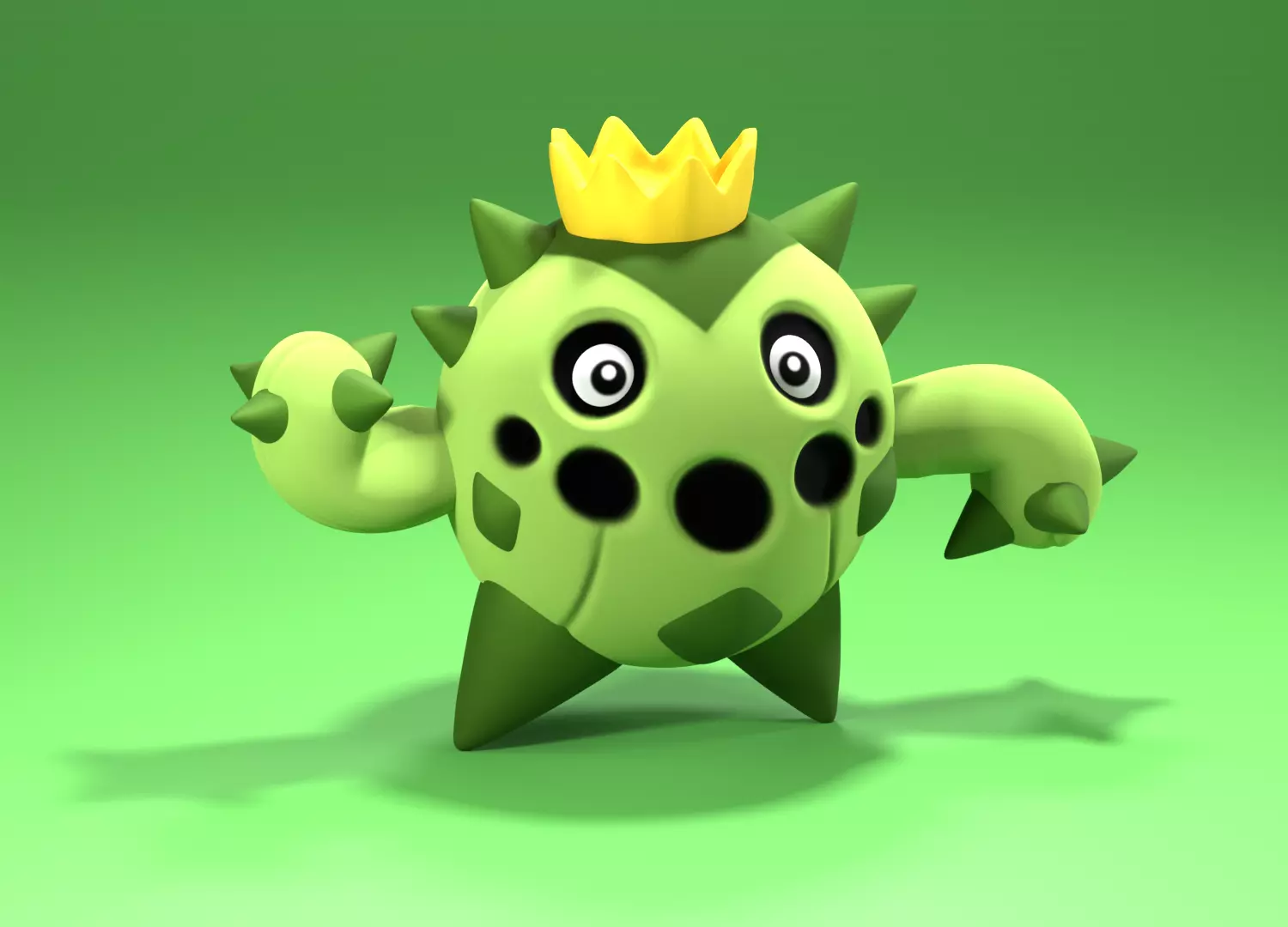 Cacnea from Pokemon 3D print model_0