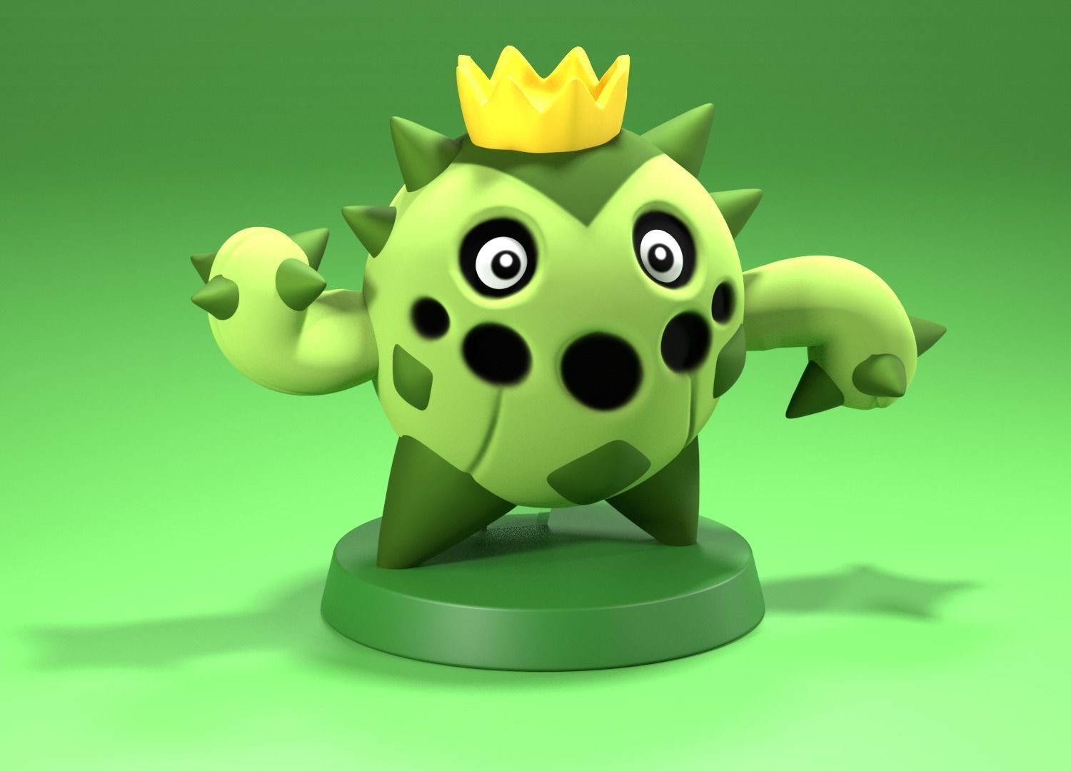 Cacnea from Pokemon 3D print model_3