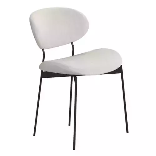 LUZ  Chaise en tissu By more 3D model
