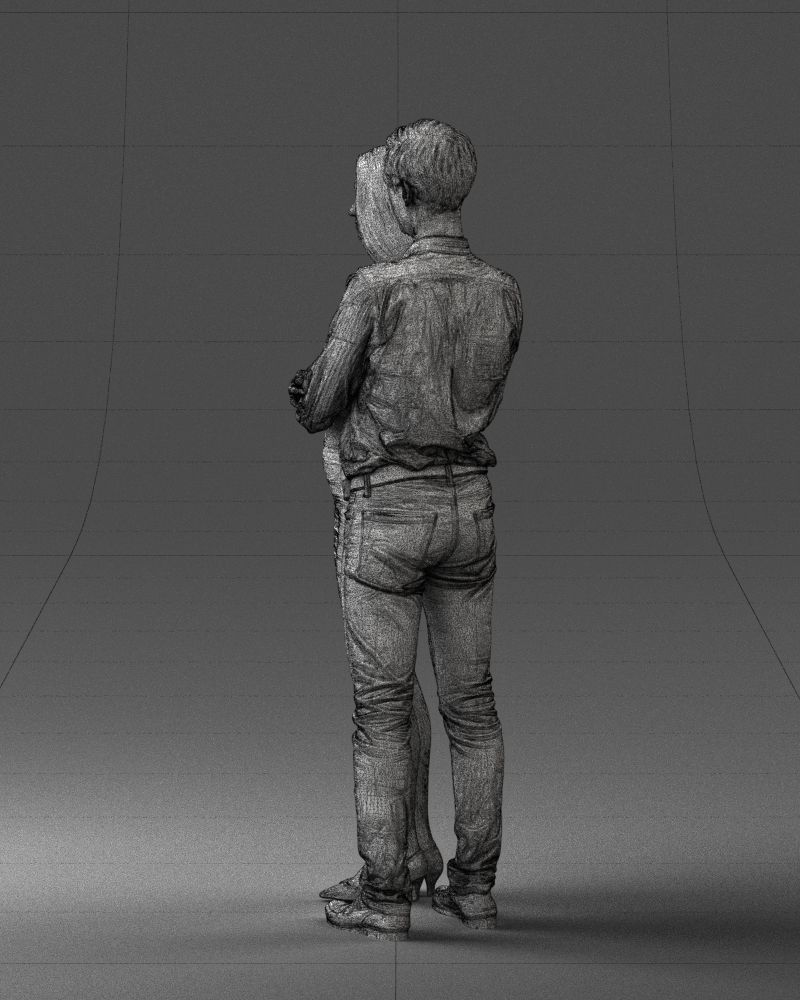 000065 Beauty Couple 0525 3dp 3D print model_10