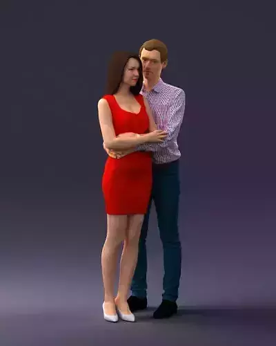 000065 Beauty Couple 0525 3dp 3D print model