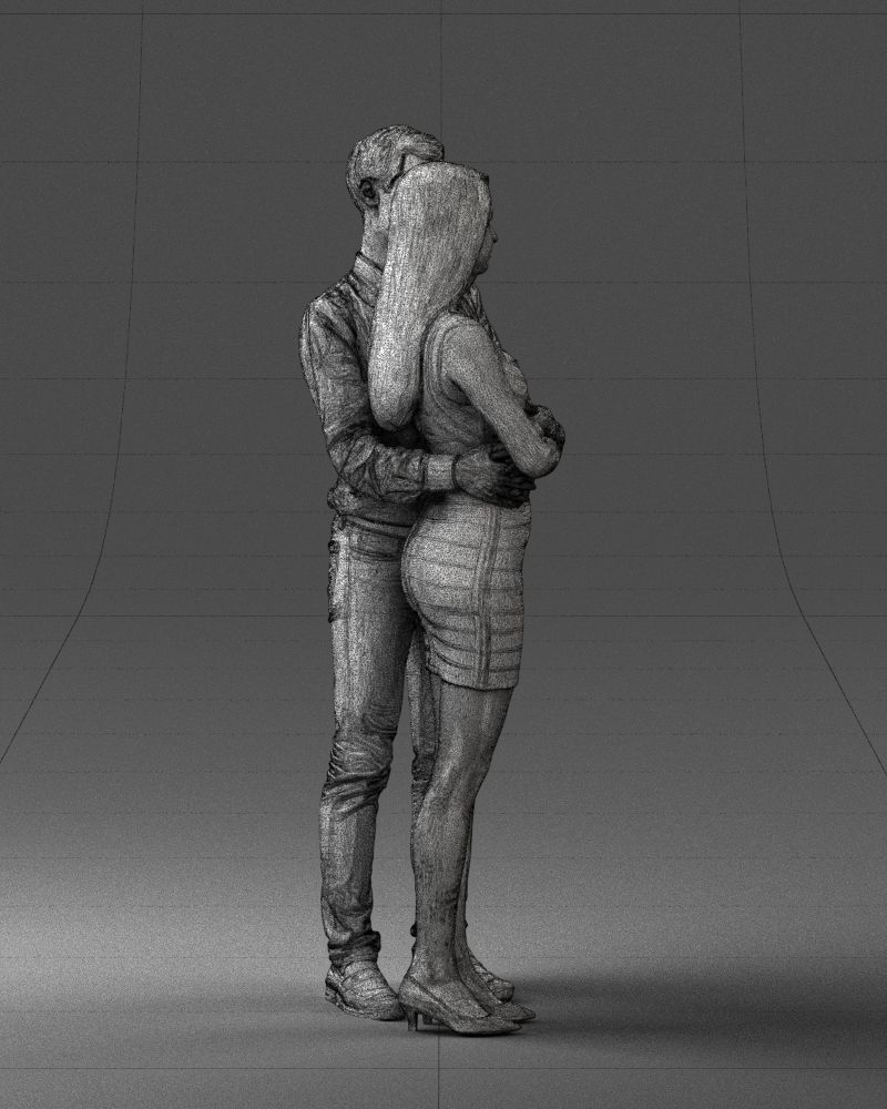 000065 Beauty Couple 0525 3dp 3D print model_38