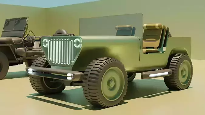 Jeep Willys 2023 Hommage 3D model