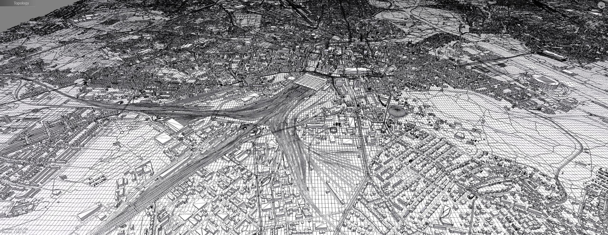 Cityscape Leipzig Germany 3D model_15