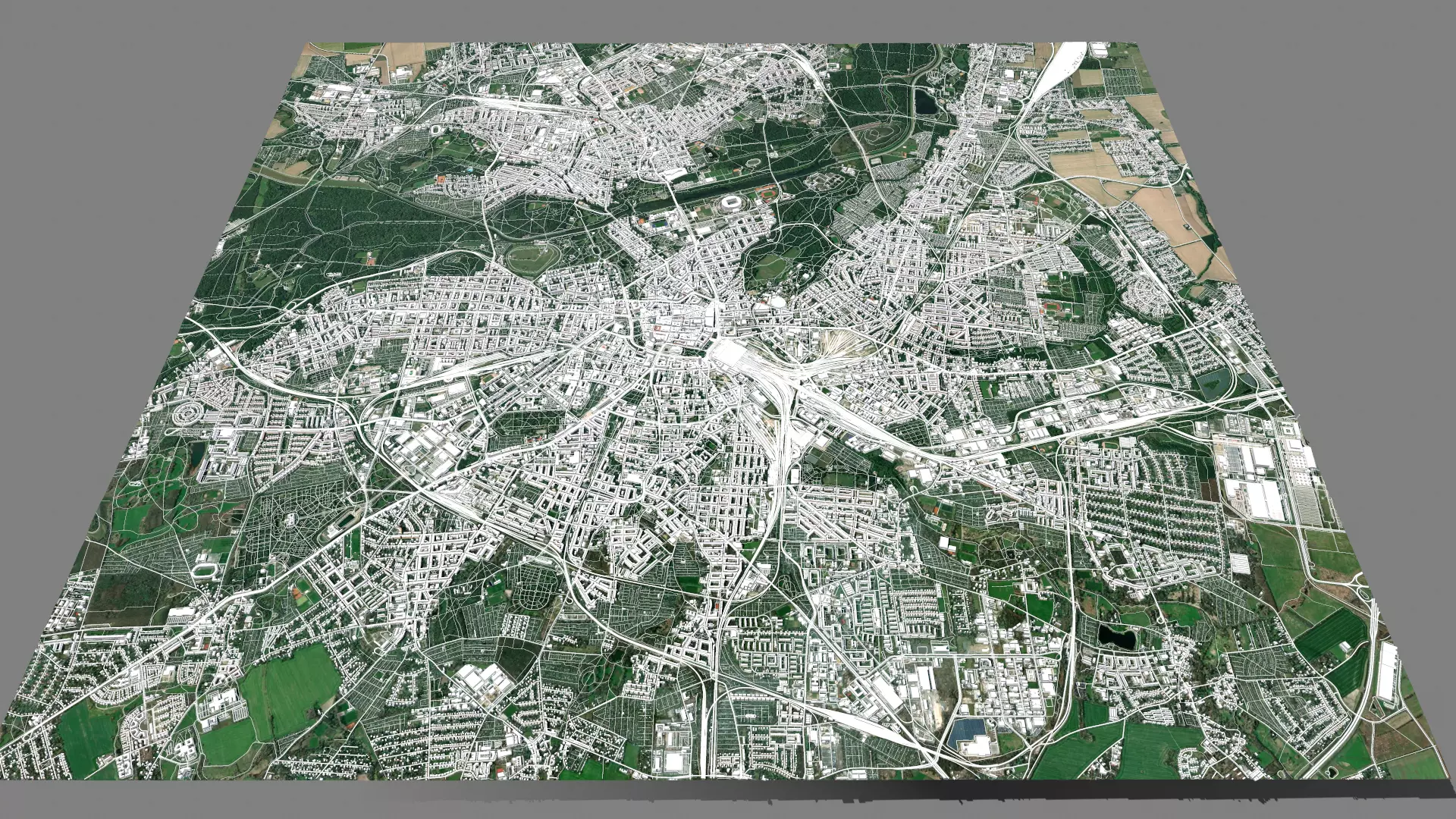 Cityscape Leipzig Germany 3D model_0