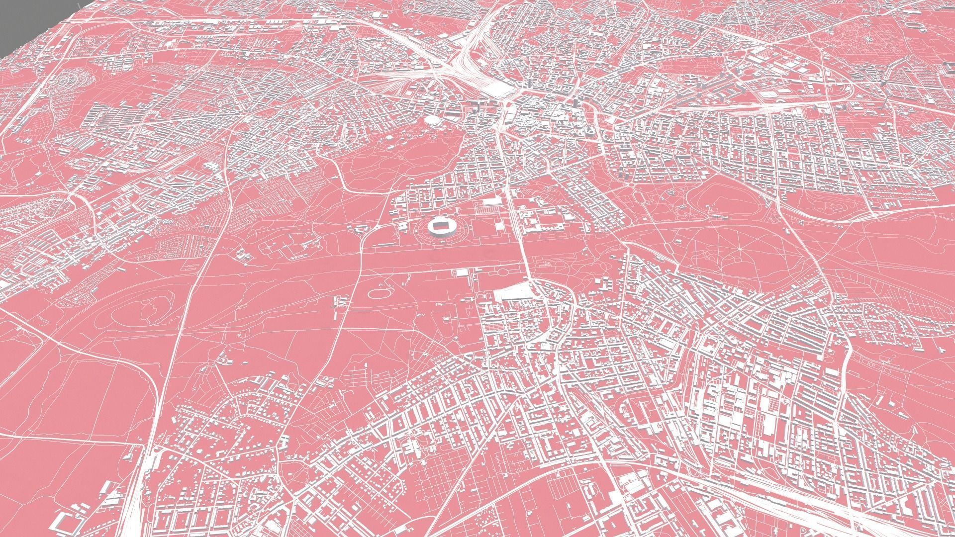 Cityscape Leipzig Germany 3D model_9