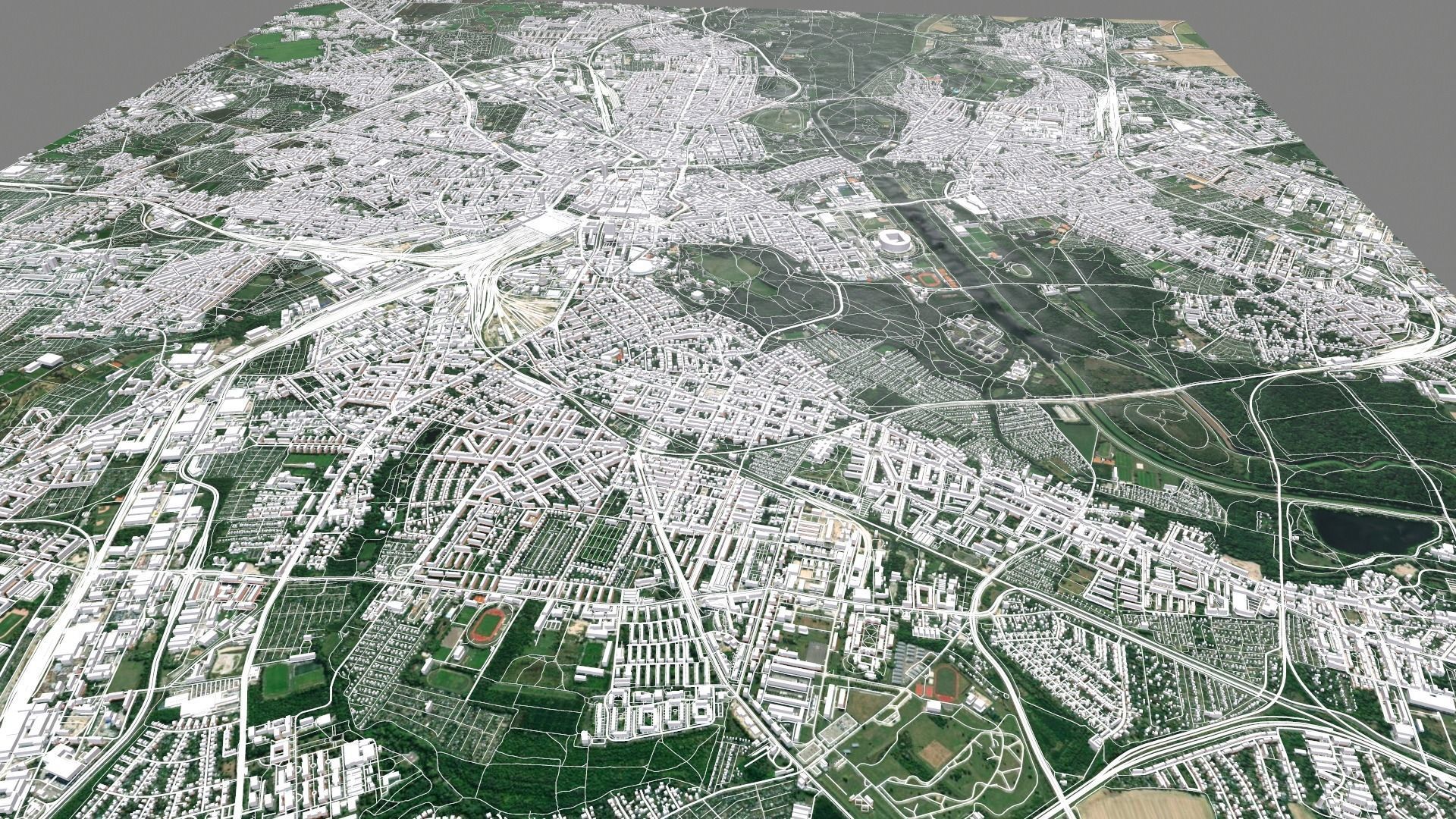 Cityscape Leipzig Germany 3D model_14