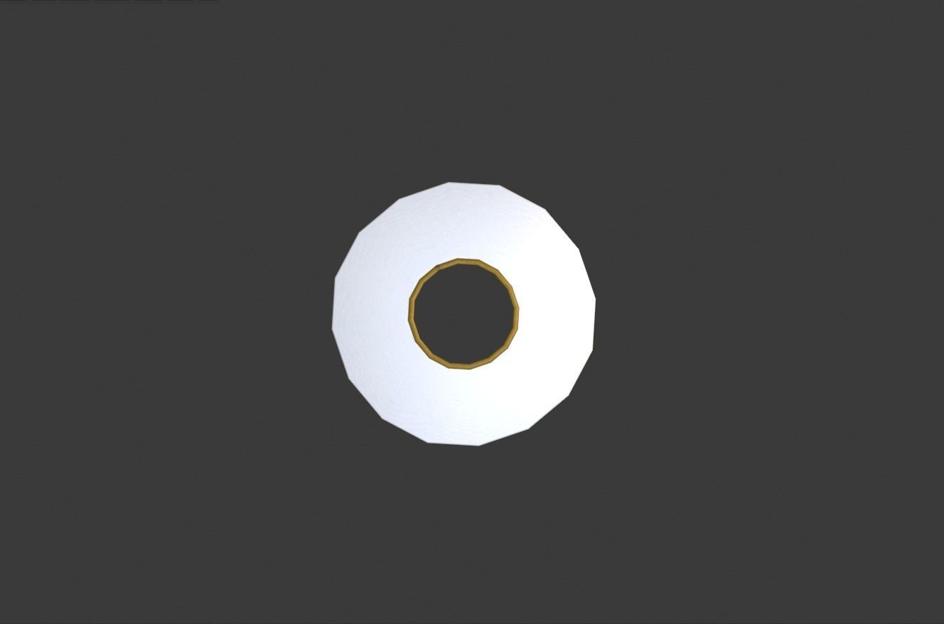 Toilet Paper and Texture Low-poly 3D model_4