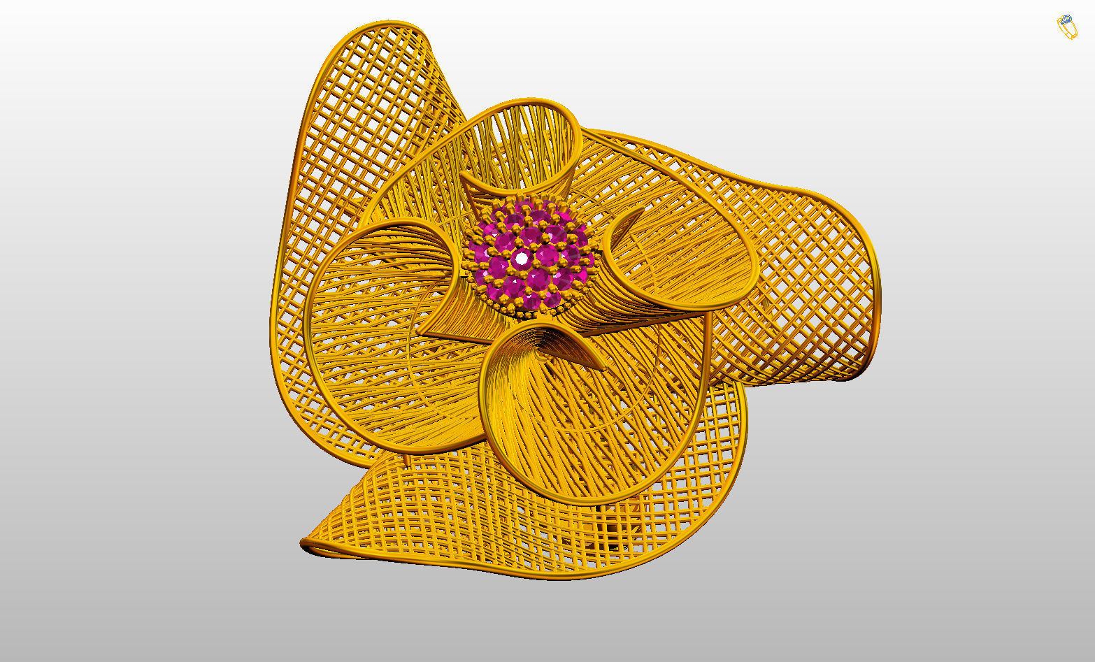 TURKISH STYLE RING CLASS RING 3D print model_5