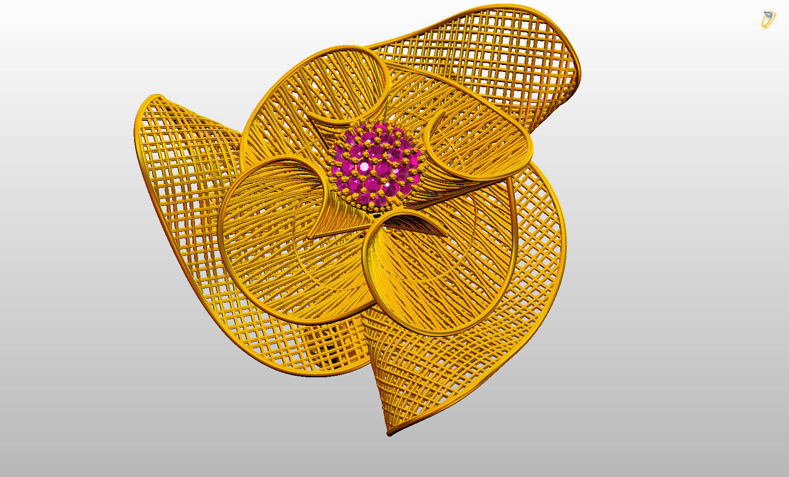 TURKISH STYLE RING CLASS RING 3D print model_17