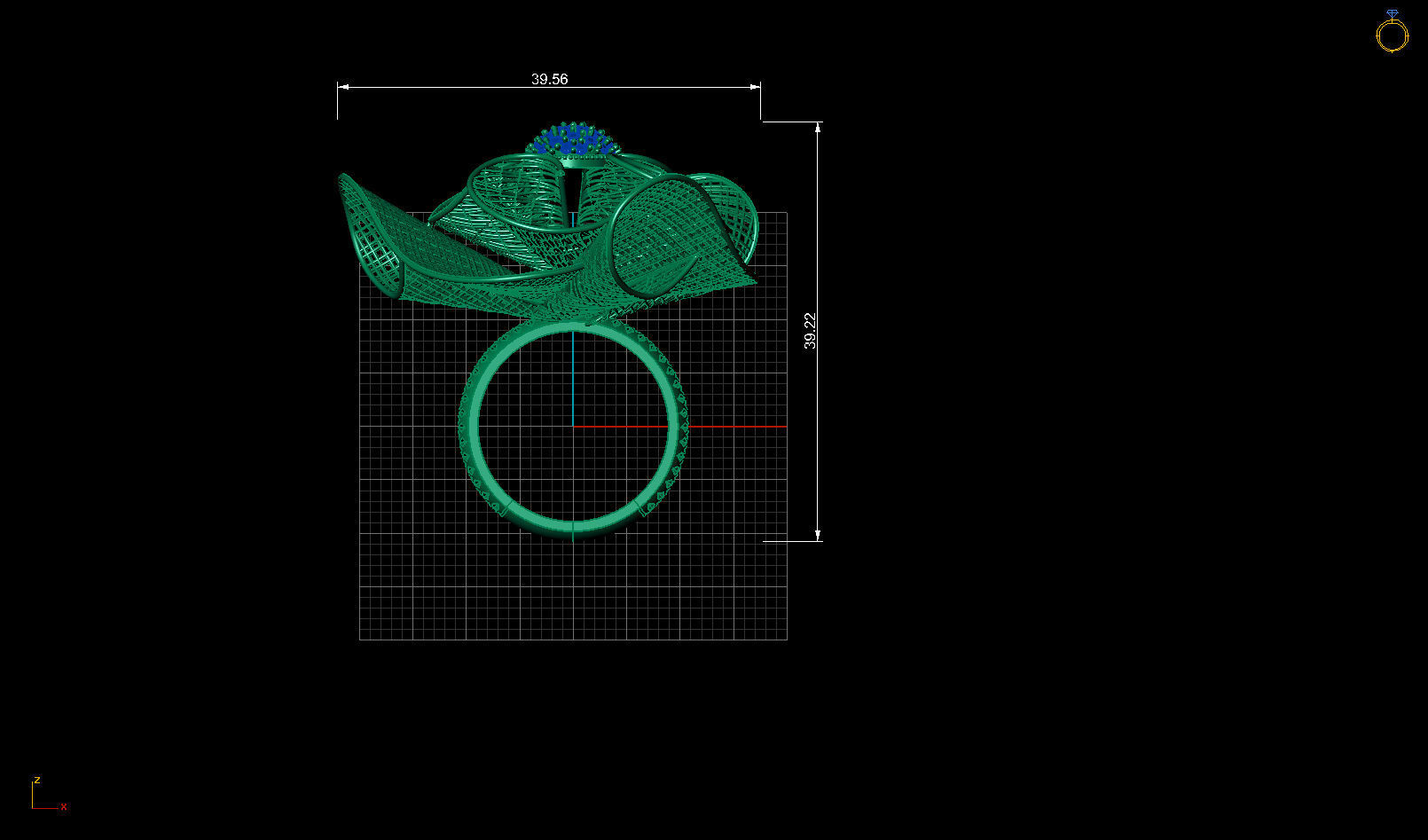TURKISH STYLE RING CLASS RING 3D print model_22