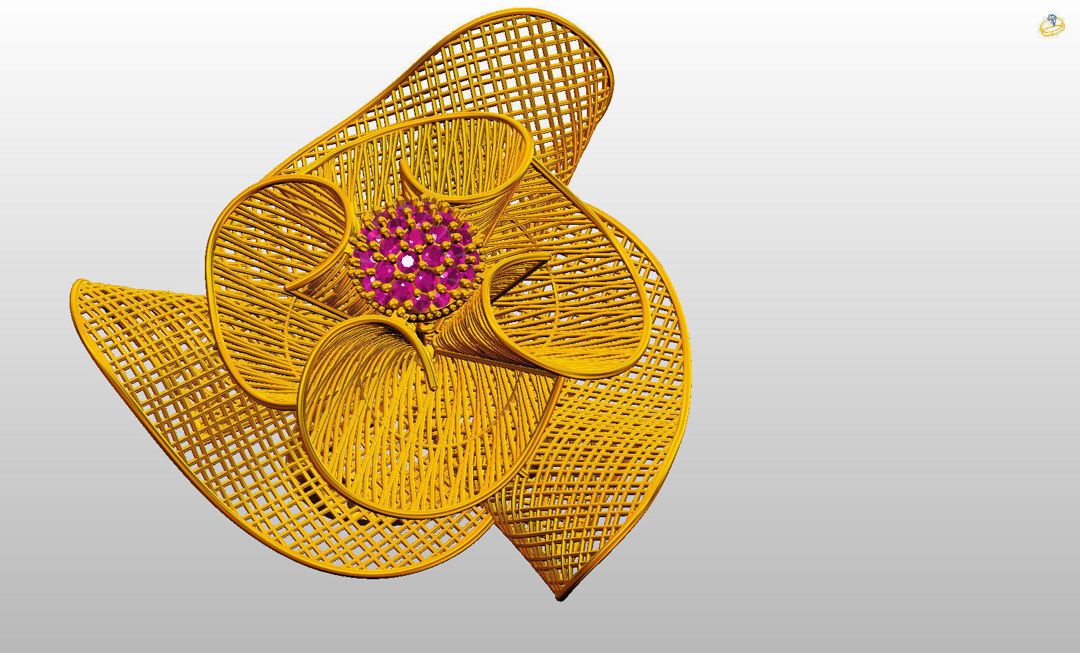 TURKISH STYLE RING CLASS RING 3D print model_25