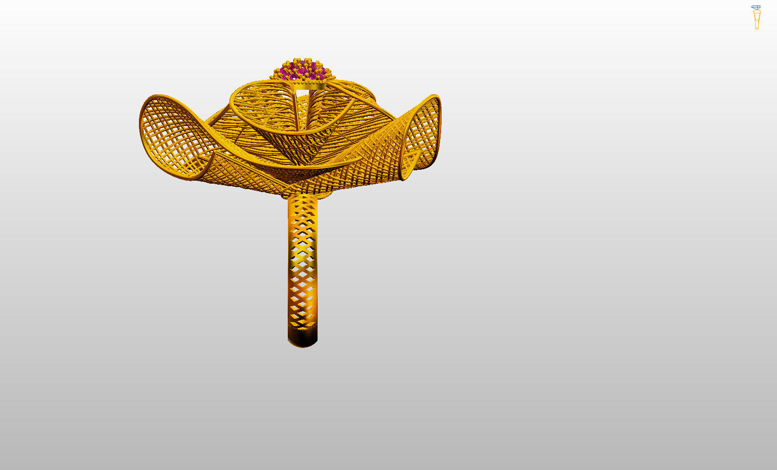 TURKISH STYLE RING CLASS RING 3D print model_13