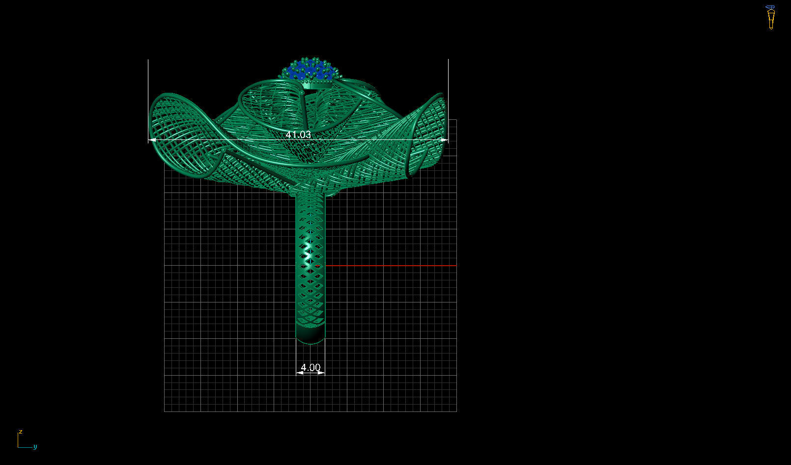 TURKISH STYLE RING CLASS RING 3D print model_7