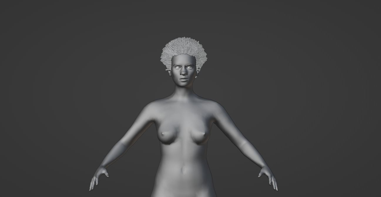 Miles Hair 3D model_24