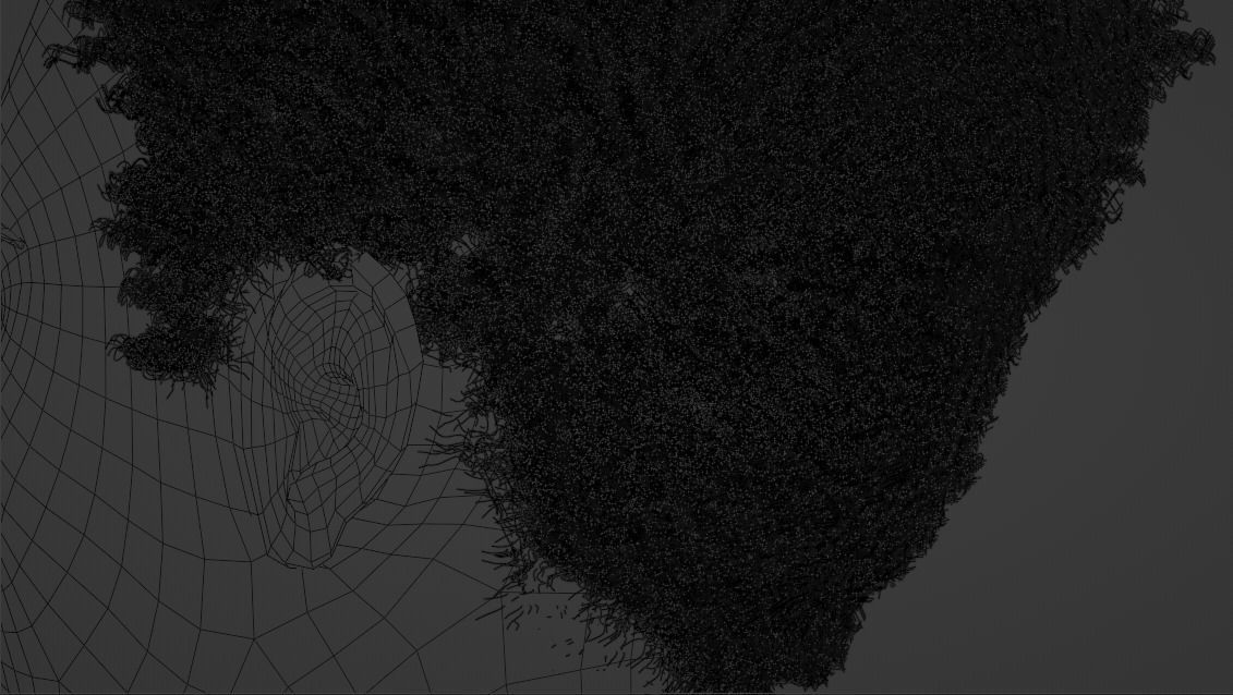 Miles Hair 3D model_15