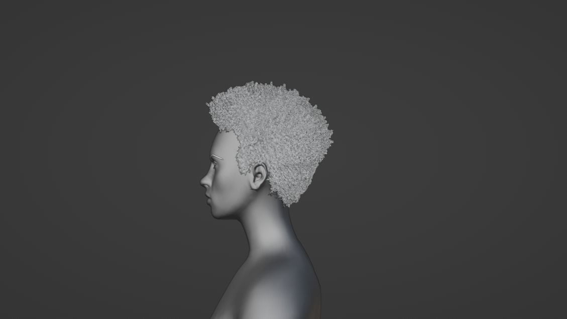 Miles Hair 3D model_11