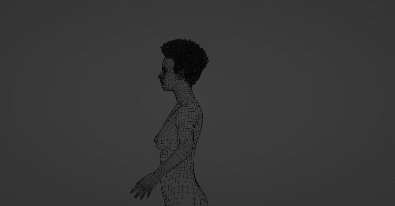 Miles Hair 3D model_19