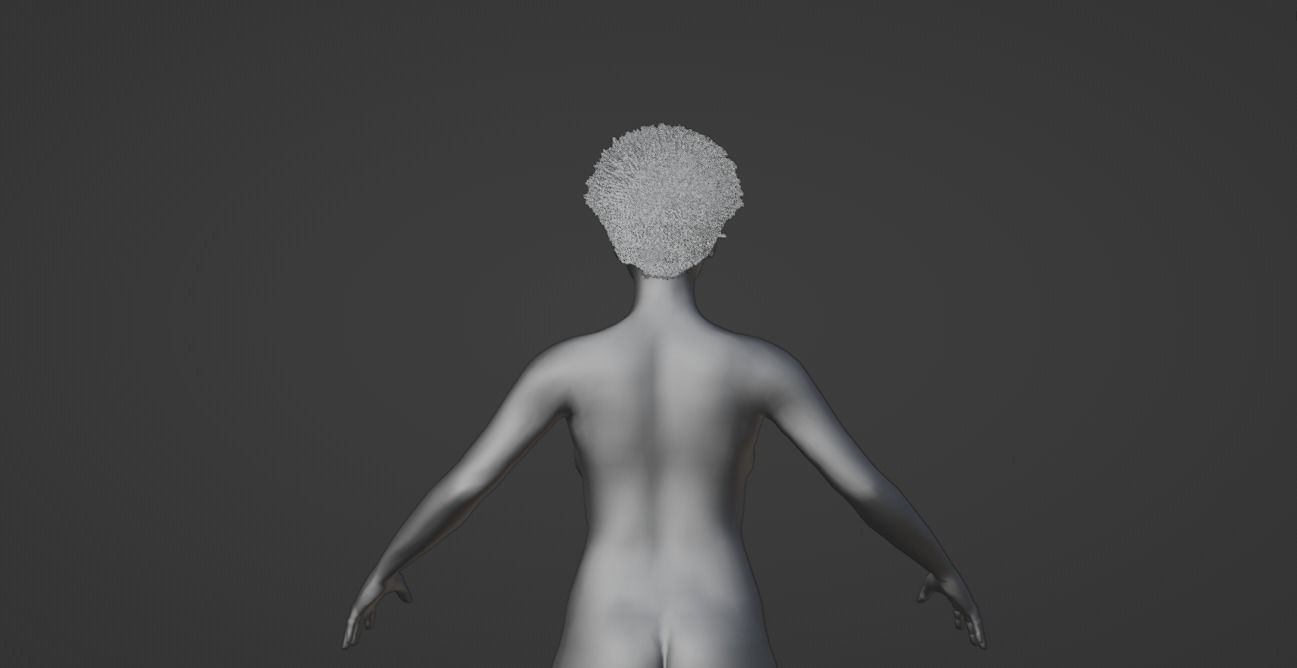 Miles Hair 3D model_23