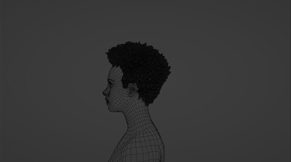 Miles Hair 3D model_12
