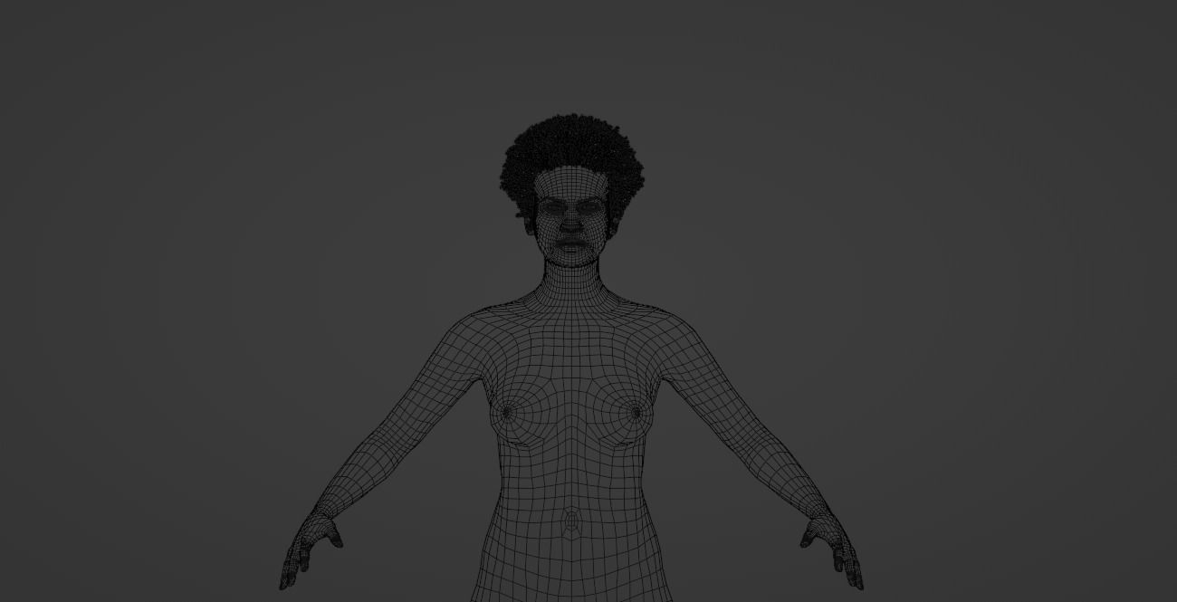 Miles Hair 3D model_20