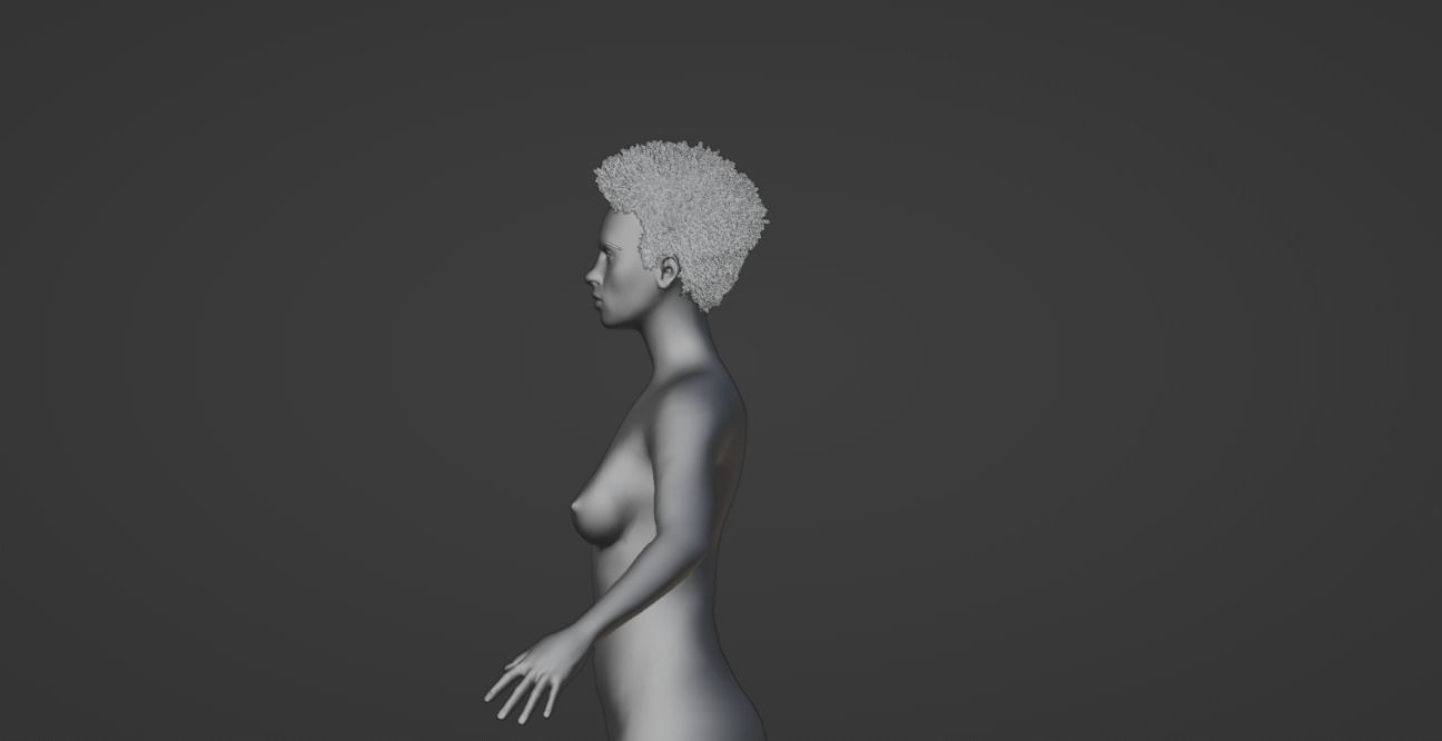 Miles Hair 3D model_22