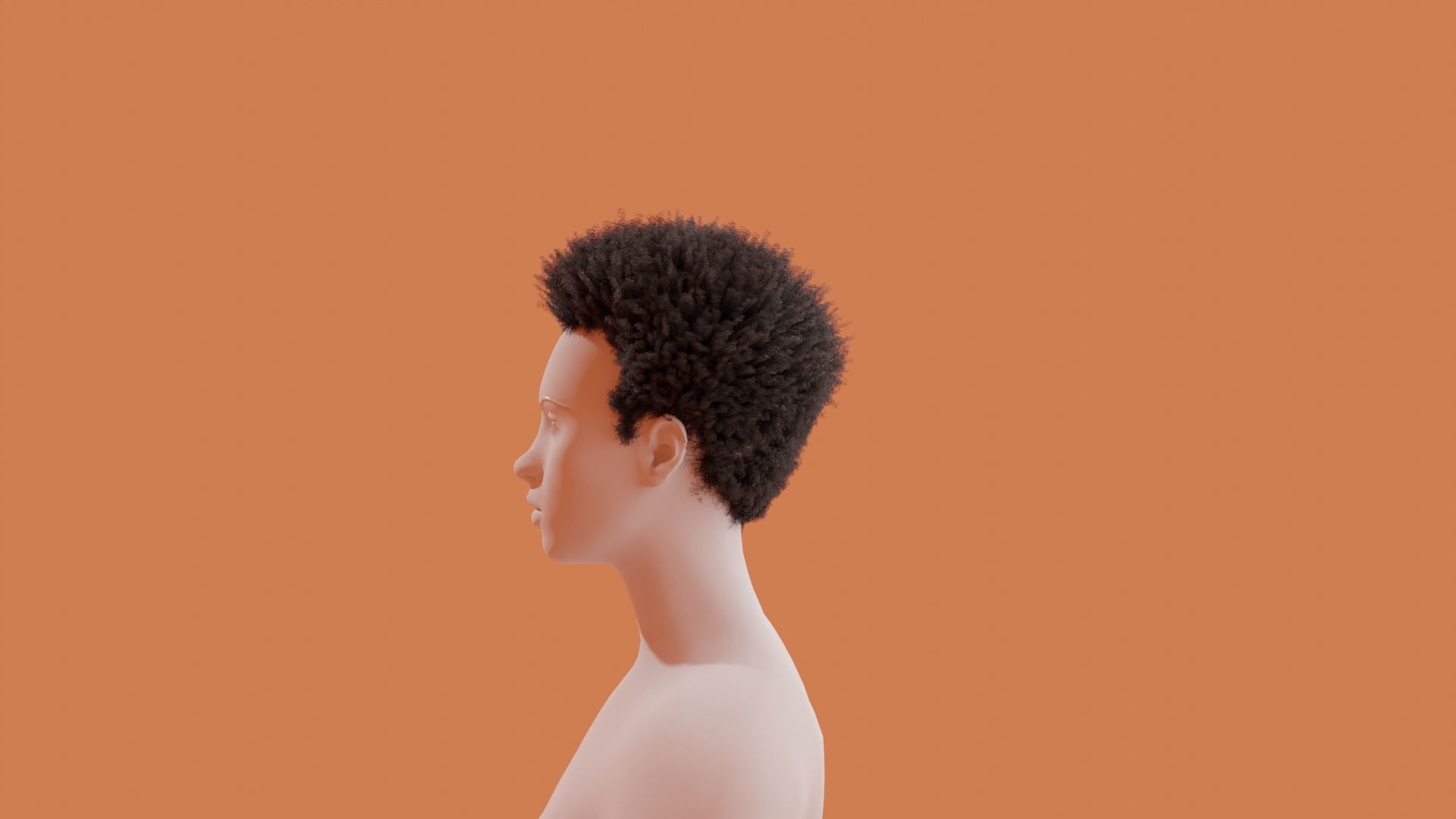 Miles Hair 3D model_10