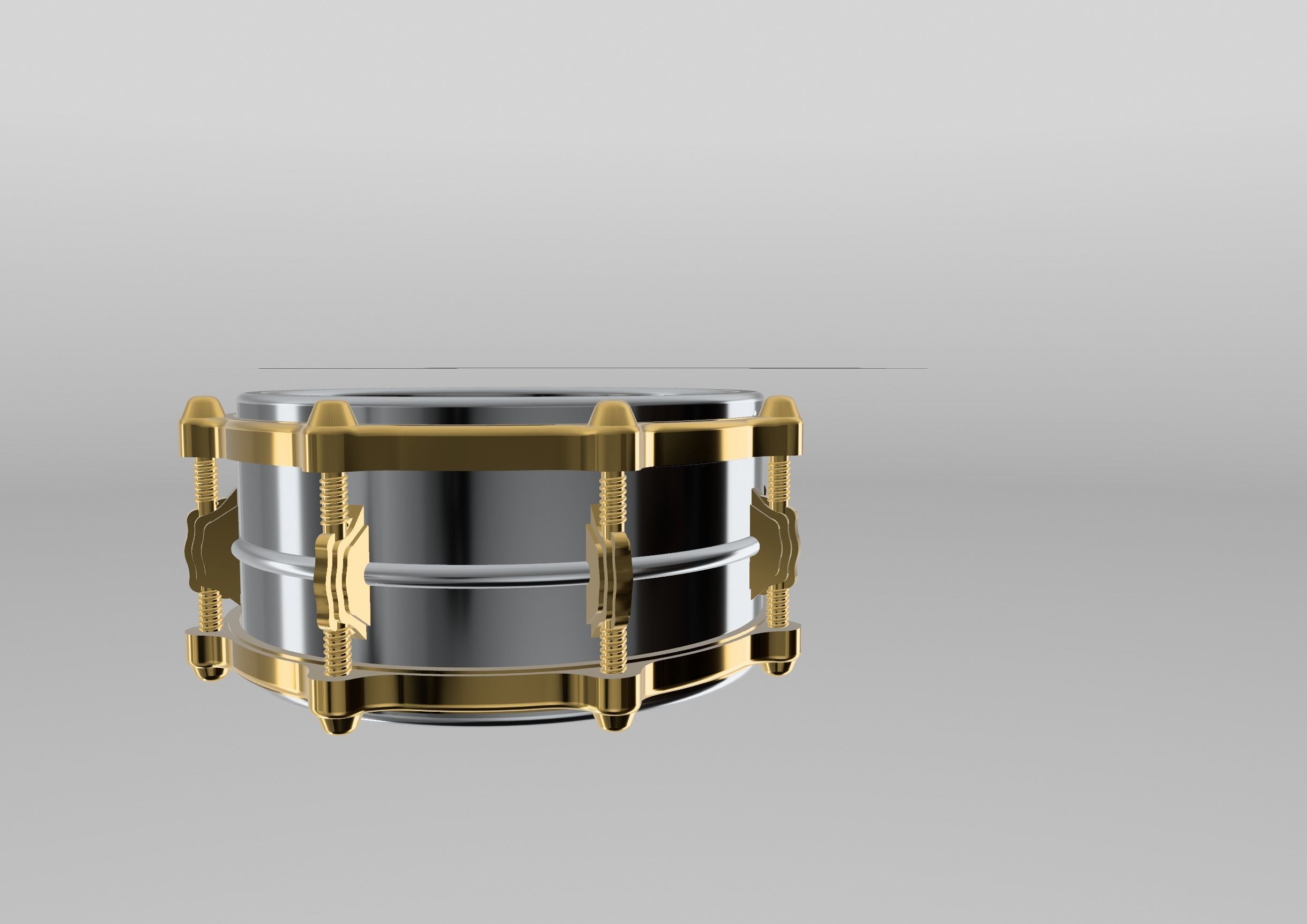 snare drum ring ludwig version  3D print model_3