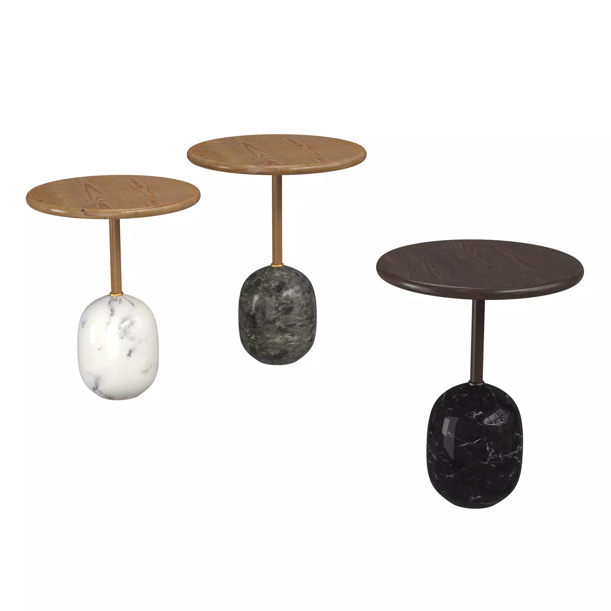 Bottini Marble Coffee Table Low-poly 3D model_0