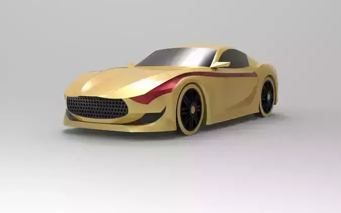 sport car stl obg rhino 3dsmax  3D model