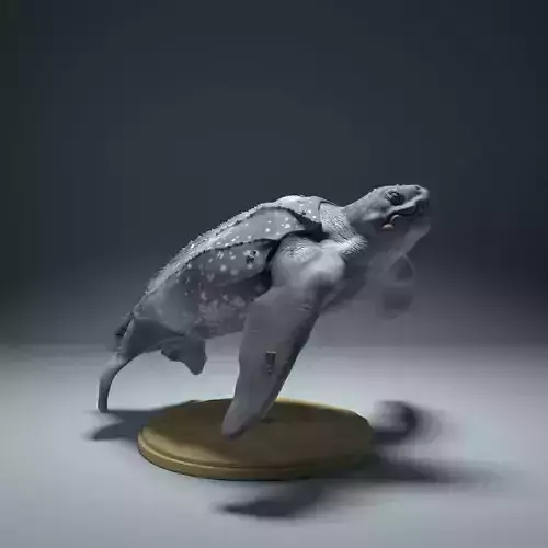 Leatherback Sea Turtle Swim  3D print model