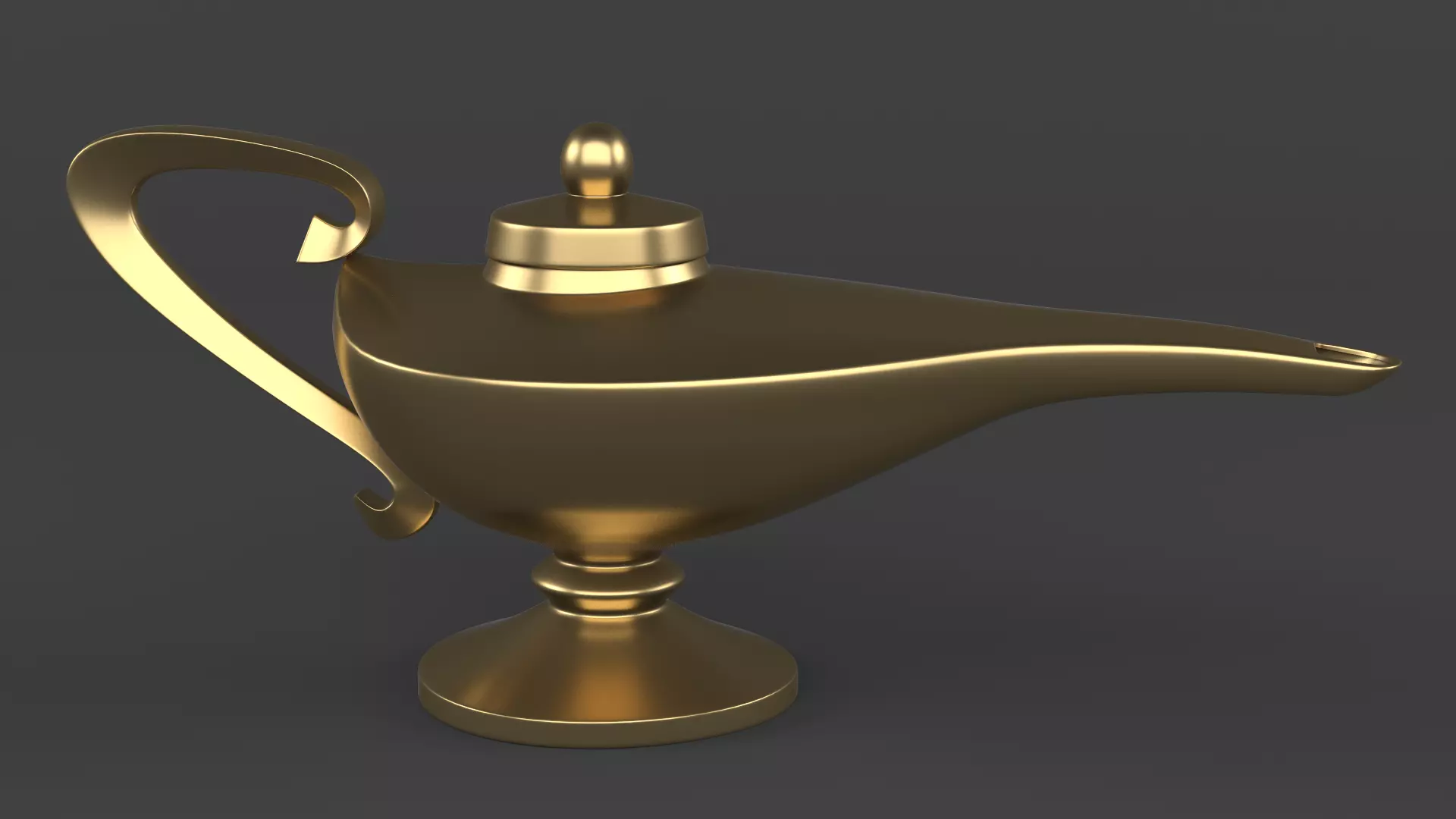 Magic Lamp 3D model_0