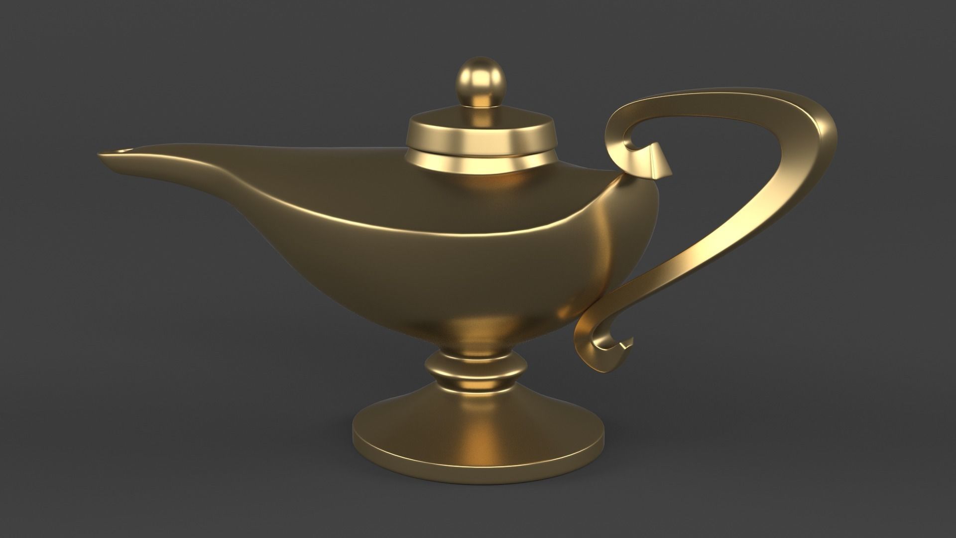 Magic Lamp 3D model_3