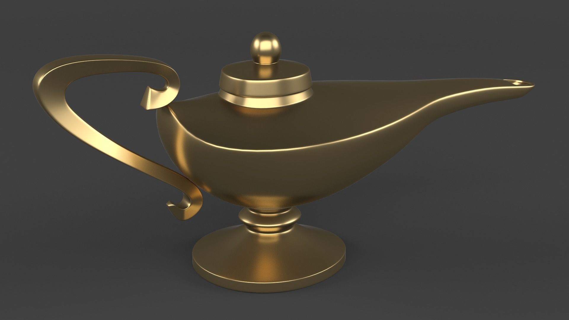 Magic Lamp 3D model_2