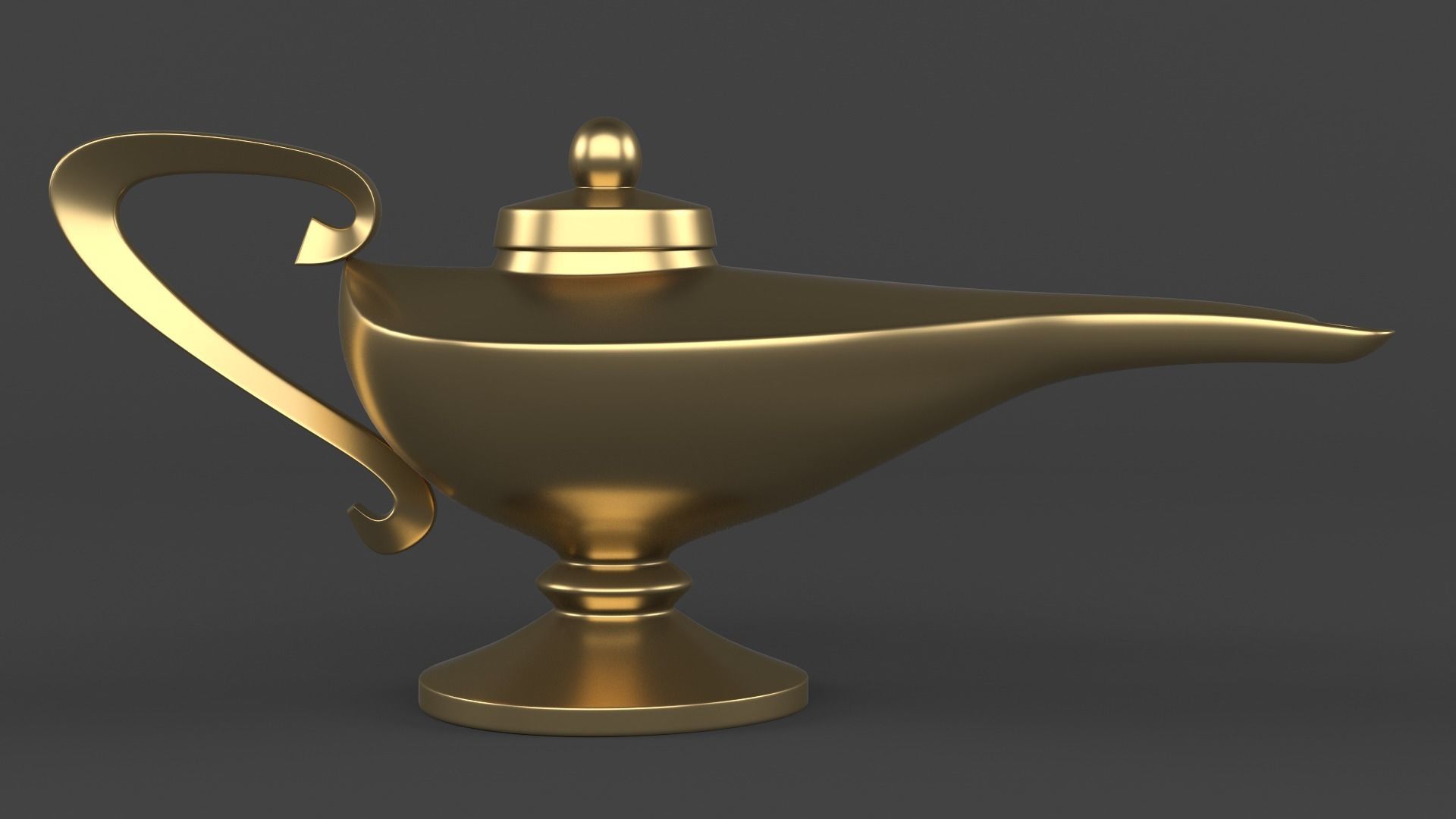 Magic Lamp 3D model_1