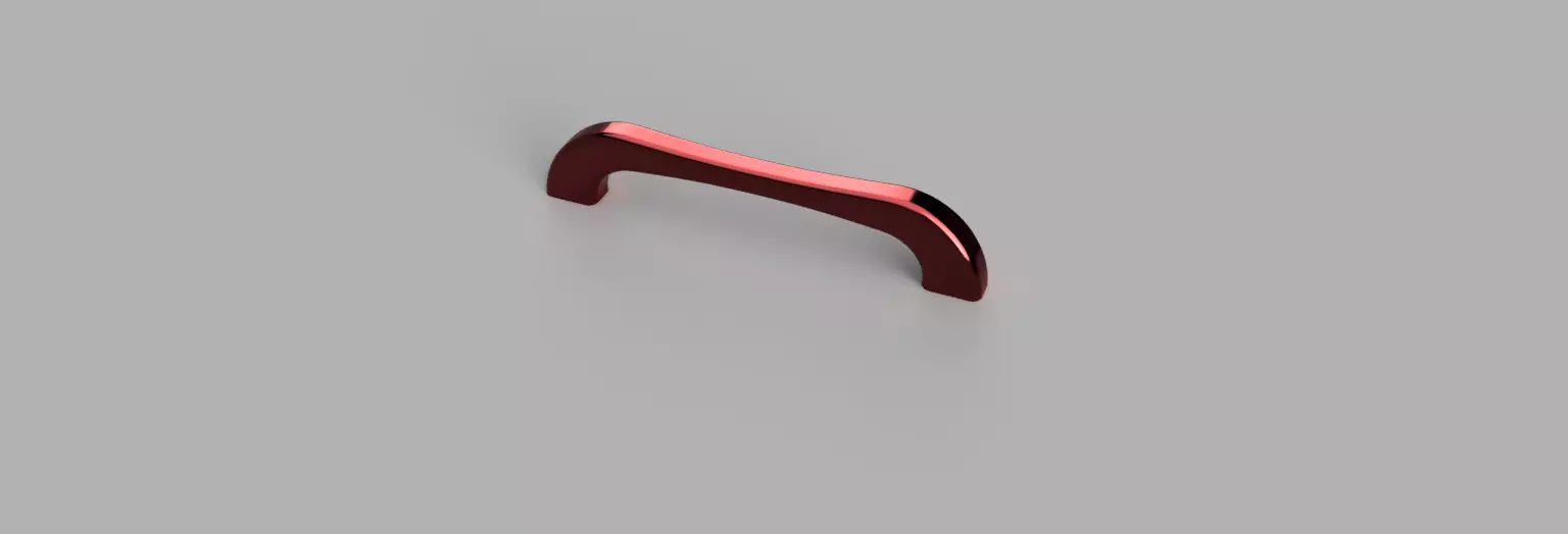 Handle drawer pull 3D print model_0