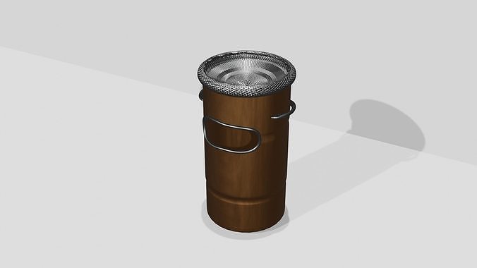The Metall Garbet Box  Free 3D model