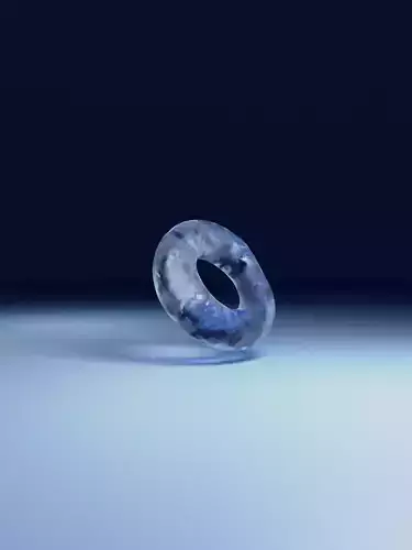 Ready to use Ice-donut 3d model