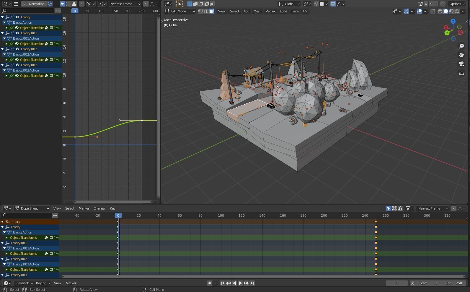 3d Scene of babol countryside  3D model_5