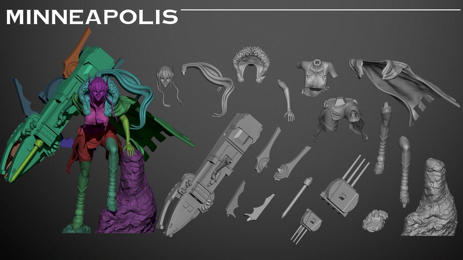 Minneapolis - Azur Lane 3D print model_7