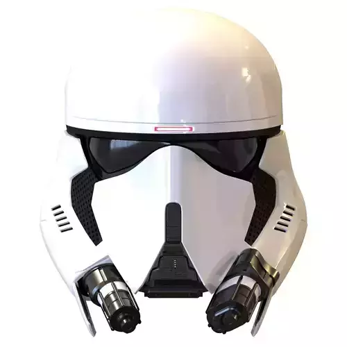 Unused Early First Order Stormtrooper Design 3D Printable Model 3D print model