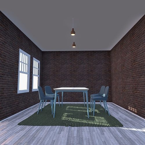 Simple room 3D model